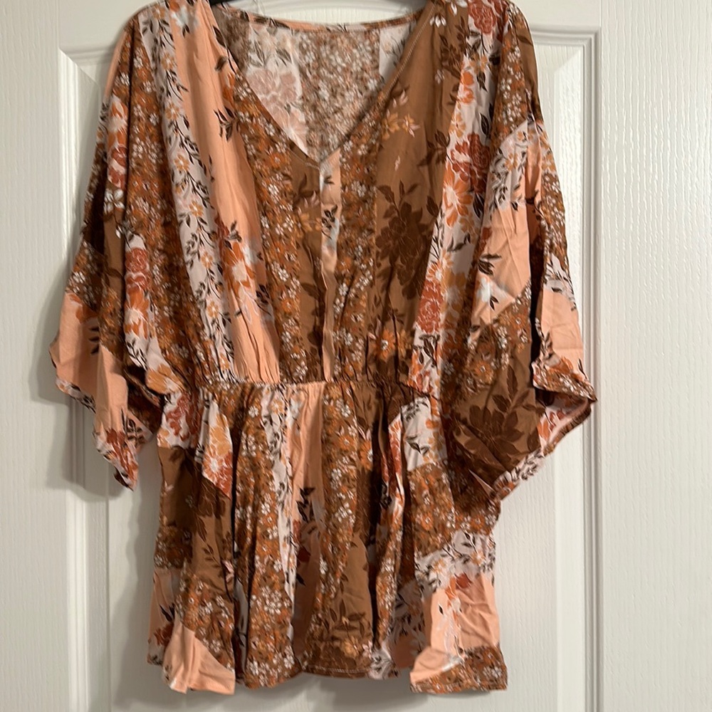 Boutique Style Fall Blouse-NWOT
